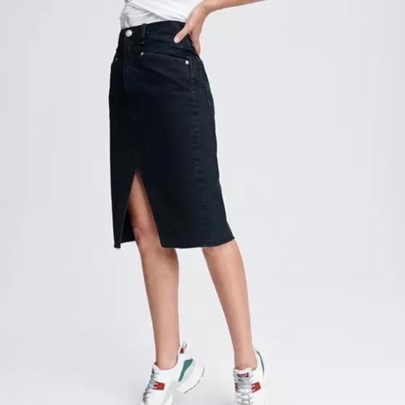 RAG & BONE SUPER HIGH-RISE PENCIL SKIRT IN OUTERBANKS‎ NWT WOMEN'S SIZE 23 - Picture 1 of 16